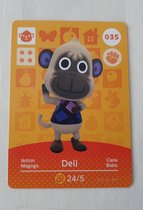 Amiibo animal crossing new horizons origineel Eu Deli 035 kaart