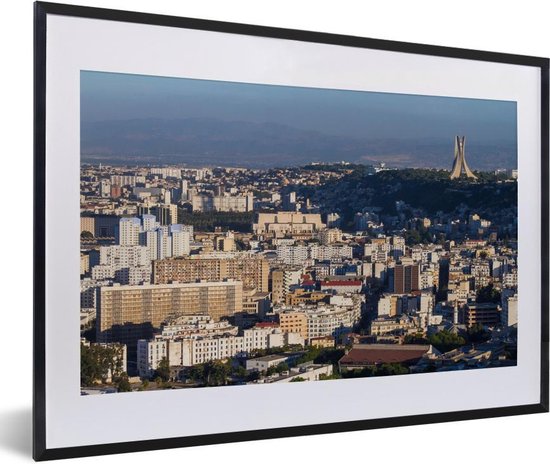Photo en cadre - L'horizon de la capitale Alger en Algérie cadre photo noir  avec... | bol.com