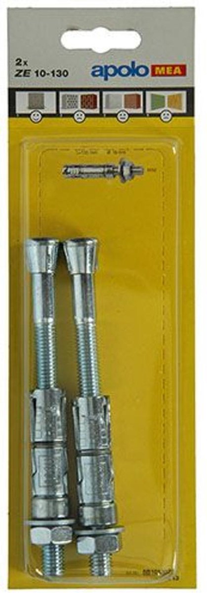 Plug Mea 2 Expansieankers Ze 16Mm + Draadst 10X130Mm 502713