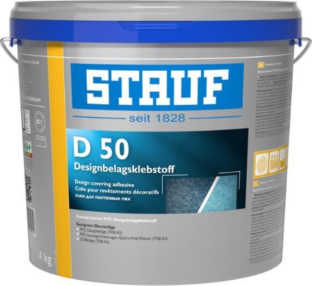 Vezelverstekte - PVC lijm Stauf - D50 - 14KG - Eiken/Beige