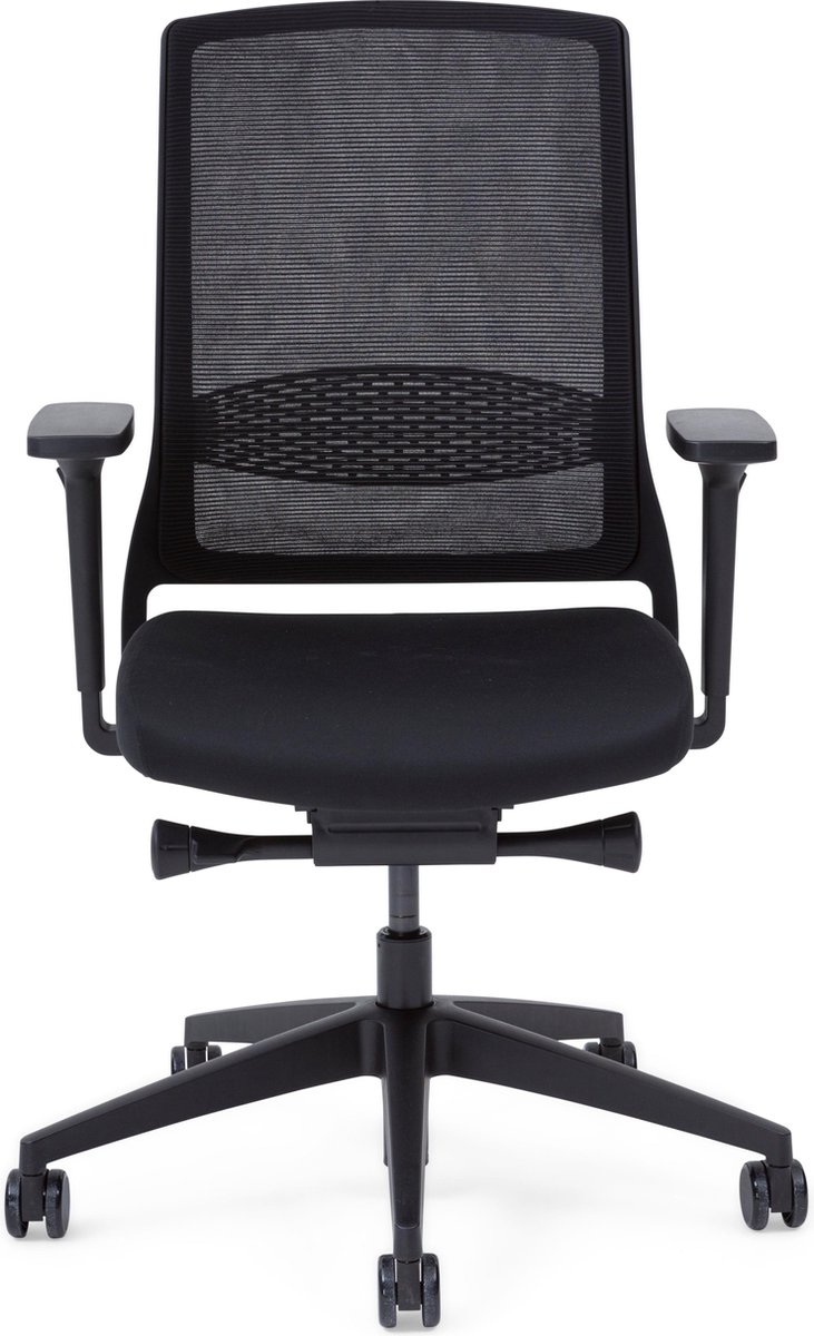 Gispen Zinn Smart Bureaustoel - Zwart - Verstelbaar - NEN-EN 1335 Keurmerk