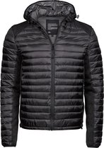 Tee Jays Heren Aspen Crossover Jacket (Jet Zwart/Zwarte Melange)