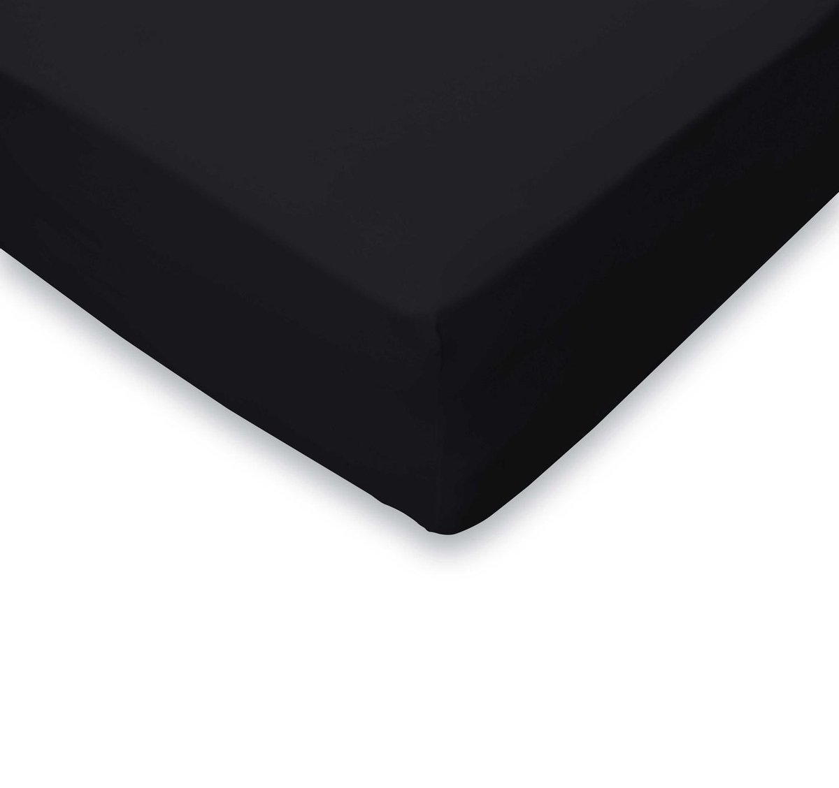 Hoeslaken voor boxspringbed & tot 40 cm hoge matrassen | Premium kwaliteit | Jersey Katoen m. 5% elastaan | zware 190 g/m² | 90 x 200 | 90 x 210 | 100 x 200 | 100 x 220 cm | Kleur: Grafiet