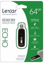 Lexar Echo MX 64GB USB flash drive USB Type-A 2.0 Zwart