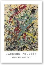 Jackson Pollock Poster 1 - 20x25cm Canvas - Multi-color