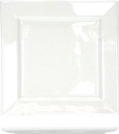Napoli White - Dessertbord -  22x22cm - Rechthoek