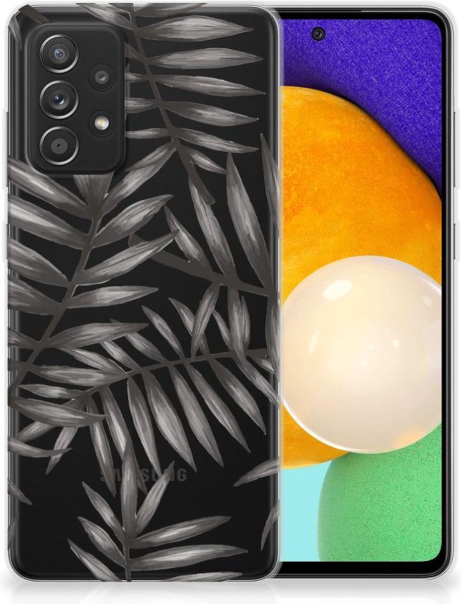 Samsung Galaxy A52 (5G/4G) TPU Case Leaves Grey