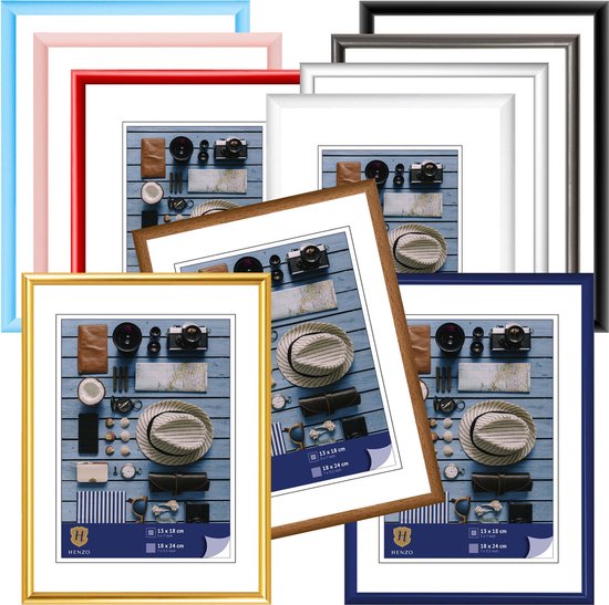 Cadre photo - Henzo - Napoli - Format photo 18x24 - Argent