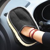 Gant de lavage des doigts en laine douce - Accessoires automobiles - Nettoyant intérieur de voiture - Brosse de nettoyage de voiture - Agent de nettoyage de voiture