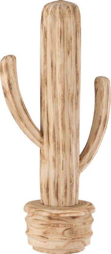 Cactus décoratifs en bois sur standard - hauteur 25x15x4.5cm - Ornement de  fenêtre 