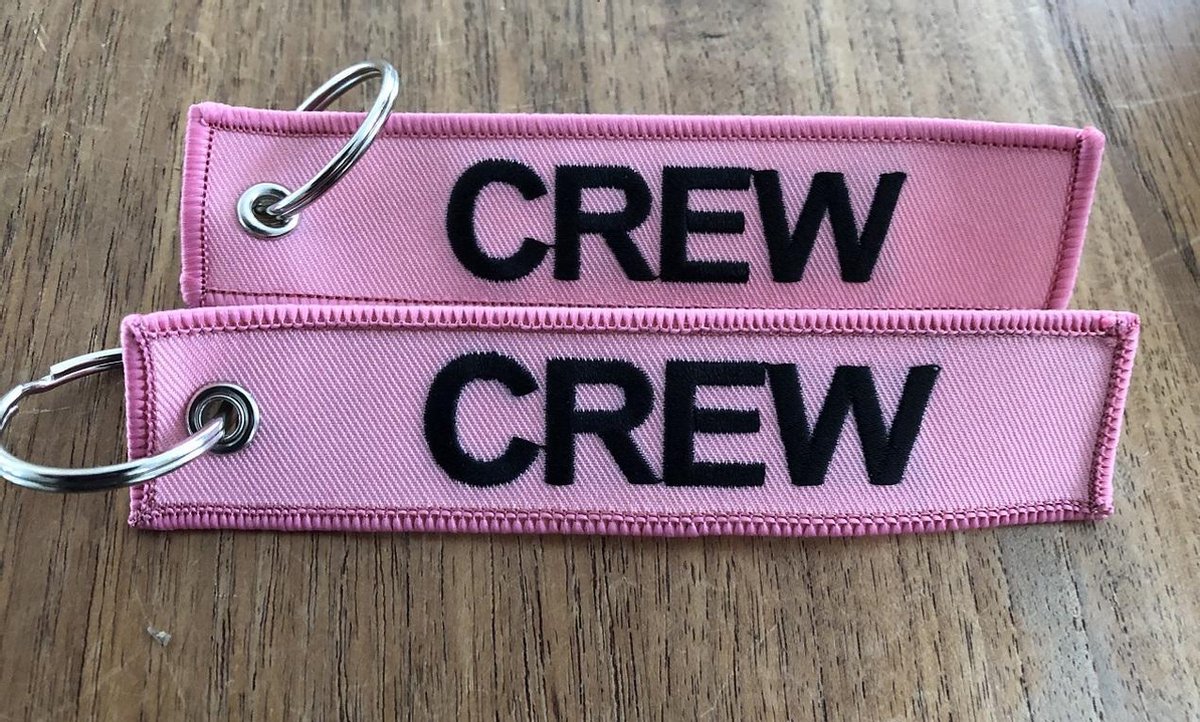 luchtvaartsleutelhanger CREW
