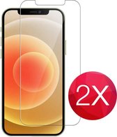 2 PACK - iPhone 12 (6.1) Tempered glass screenprotector - iPhone 12 Screenprotector glas - Screenprotector iphone 12 Tempered Glass screen protector - screenprotector iphone 12 - iPhone 12 Screenprotector glas