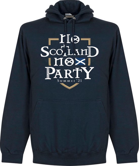No Scotland No Party Hoodie - Navy - Kinderen - 92/98