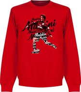 Paolo Maldini Milan Script Sweater - Rood - Kinderen - 152