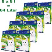 CatClin Silica kattenbakvulling bundelvoordeel 8 x 8L