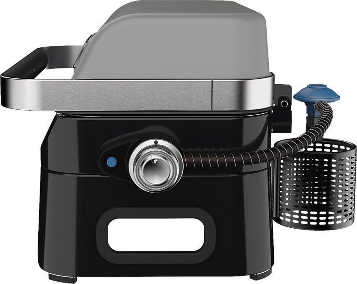 Campingaz Attitude 2go CV BBQ - Draagbare Gas barbecue - voorgemonteerde outdoor grill - werkt op een Campingaz ventielcartouche - tafel barbecue met ingebouwde thermometer - draagbare barbecue met vaatwasserbestendige onderdelen - grijs/zwart – foto 3