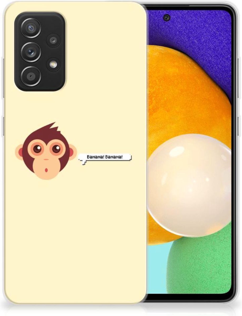 Samsung Galaxy A52 (5G/4G) Telefoonhoesje met Naam Monkey