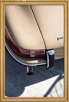 JUNIQE - Poster met houten lijst Foto van Porsche 911 detail -13x18