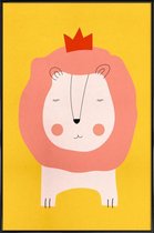 JUNIQE - Poster in kunststof lijst Lion King -20x30 /Kleurrijk
