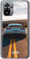 6F hoesje - geschikt voor Xiaomi Redmi Note 10S -  Transparant TPU Case - Silver Sports Car #ffffff