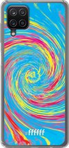 6F hoesje - geschikt voor Samsung Galaxy A12 - Transparant TPU Case - Swirl Tie Dye #ffffff