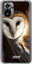 6F hoesje - geschikt voor Xiaomi Redmi Note 10S -  Transparant TPU Case - Kerkuil #ffffff