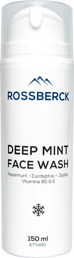 Deep Mint Face Wash Mannen - Sulfaatvrije Gezichtsreiniger - Baardshampoo - Beard Wash - Reinigingsgel - 150 ml