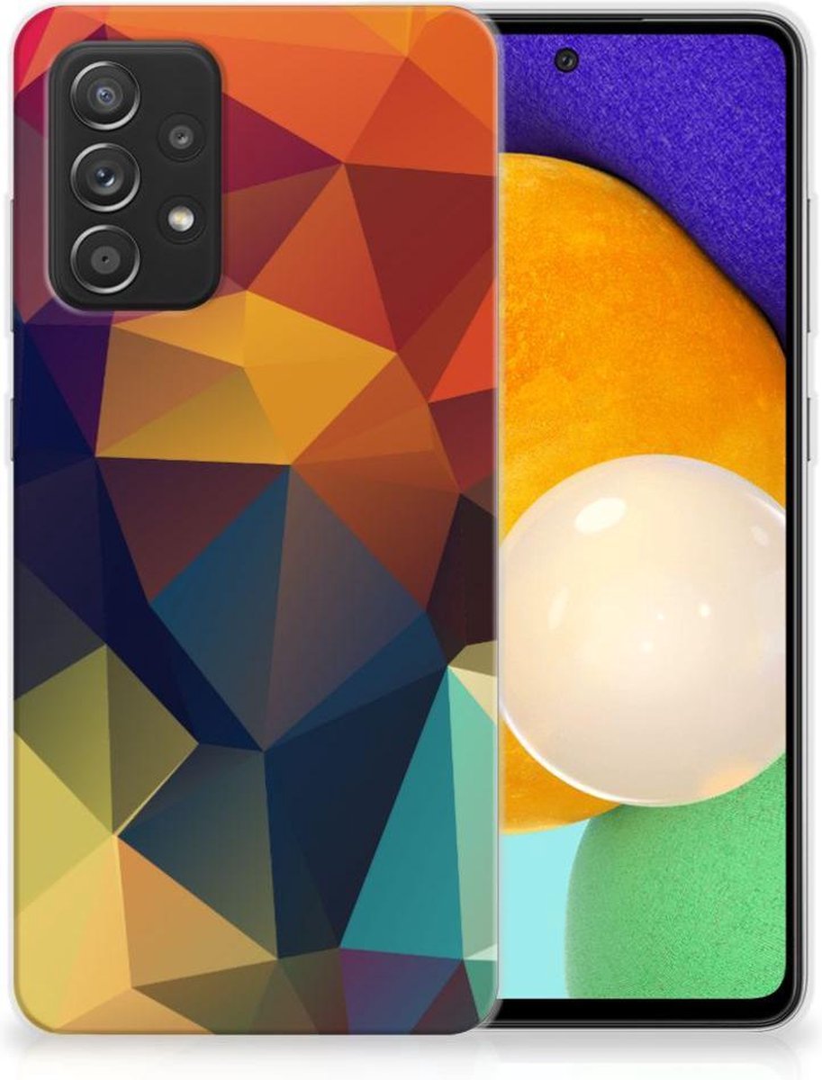 Samsung Galaxy A52 (5G/4G) TPU Hoesje Polygon Color