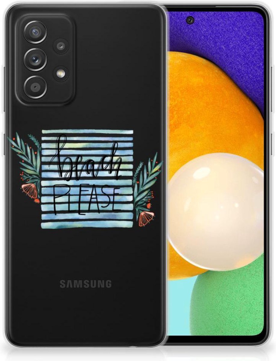 Samsung Galaxy A52 (5G/4G) Telefoonhoesje met Naam Boho Beach