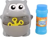 Bubble - bellenblaasmachine - nijlpaard - inclusief bellenblaas 50 ml