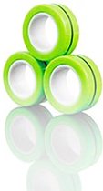 Set magneetringen - fidget toy - stressringen - oranje