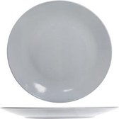 Serena Grey Dessertbord - Ø 20cm - Glans Grijs