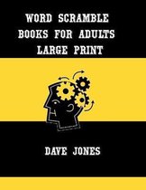 Word Scramble Books for Adults Large Print