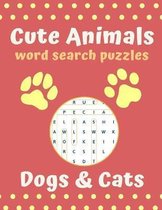 Cute Animal Word Search Puzzles dogs & cats