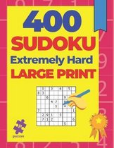 400 Sudoku Extremely Hard Large Print