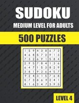 Sudoku Medium Level for Adults 500 Puzzles