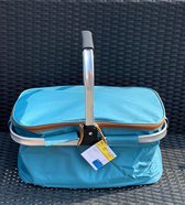 Picknickmand Premium 29x46x26 cm 23 L blauw Termo