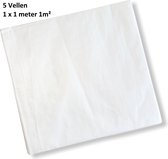 Patroonpapier - 1 m2 - 100 x 100 cm - 5 Vellen - Doorzichtig papier