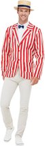 Smiffys Kostuum -L- 20s Barber Shop Rood/Creme