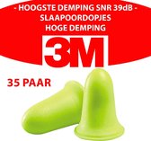 35 setjes Hoogste demping oordoppen SNR 39dB - 3M ear soft FX - slaap oordopjes - Maat: One size
