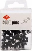 Push pins punaises LPC | zwart | 100 stuks