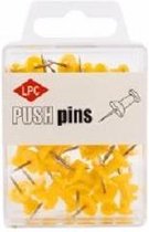 Push pins punaises LPC | geel | 100 stuks