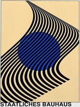 Number Twelve Bauhaus Poster - 21x30cm Canvas - Multi-color