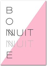 Fruit Poster Bonne Nuit - 20x25cm Canvas - Multi-color