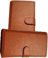 Telefoon hoesje bruin met magneet twee in een voor iPhone 7 plus & 8 plus