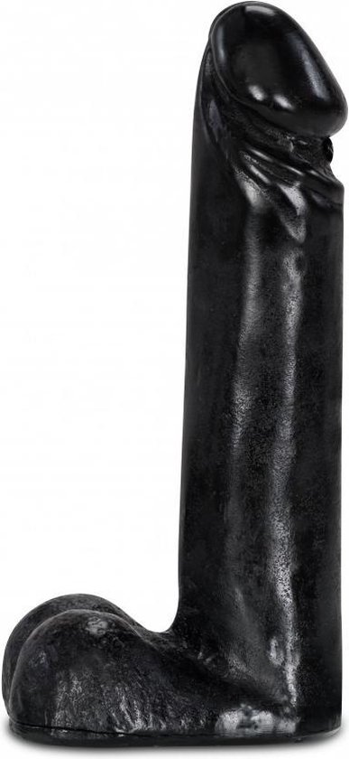 XXLTOYS - Kenzo - Dildo - Inbrenglengte 18 X 4.5 cm - Black - Uniek Design Realistische Dildo – Stevige Dildo – voor Diehards only - Made in Europe