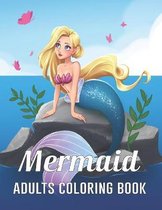 Mermaid Adults Coloring Book