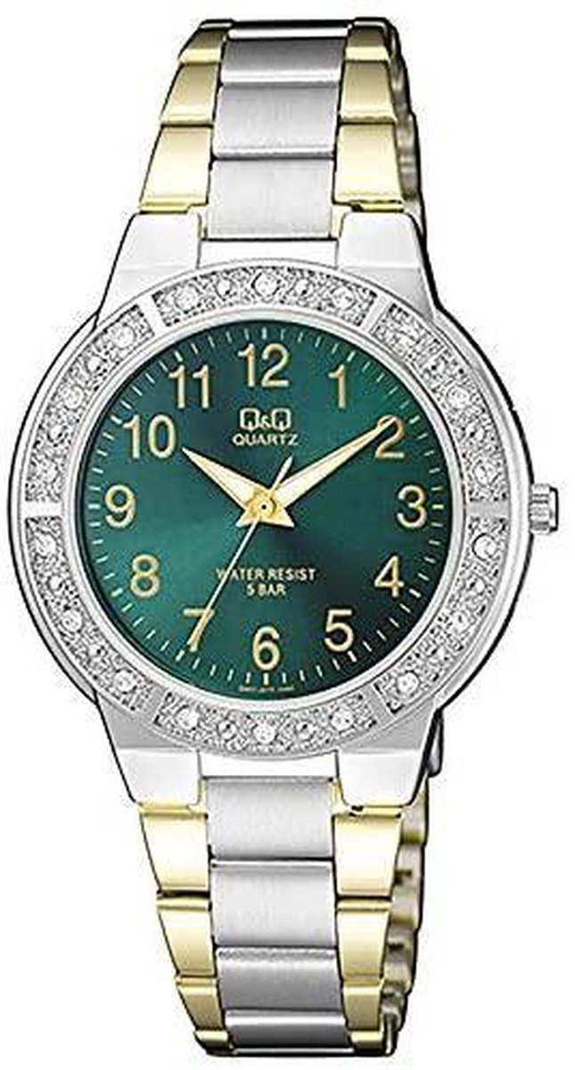 QQ horloge met groen wijzerplaat Q901J415Y