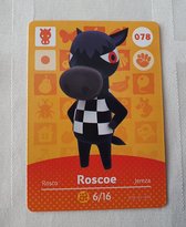 Amiibo animal crossing new horizons origineel Eu roscoe 078 kaart