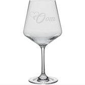 Wijnglas Met Tekst - Oom - Zwangerschapsaankondiging - Verjaardag - Uniek Cadeau - Helder